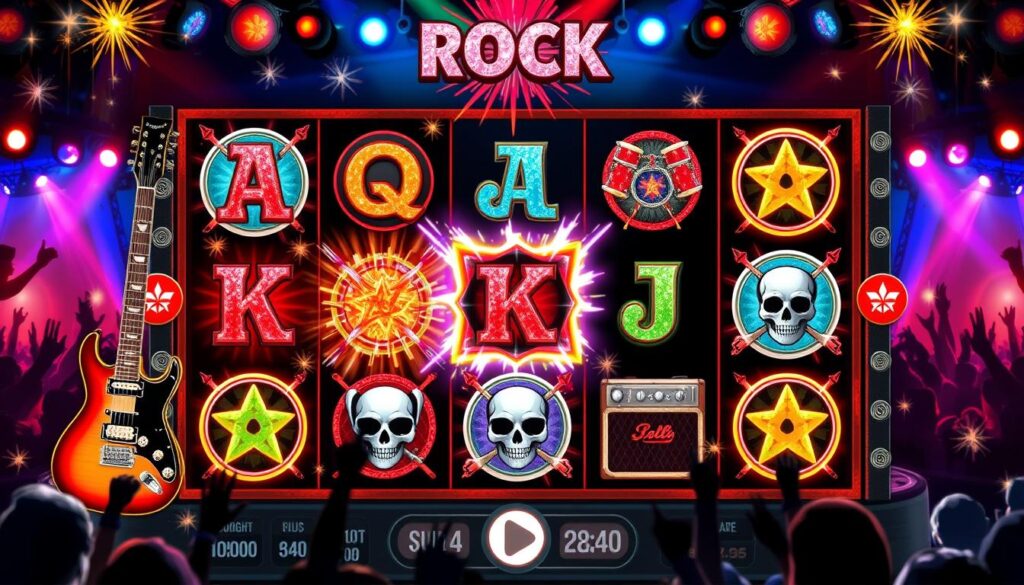KISS slot visual design