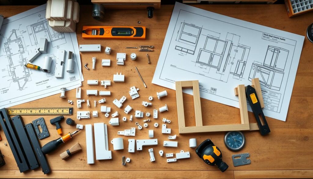 Slotted system installation