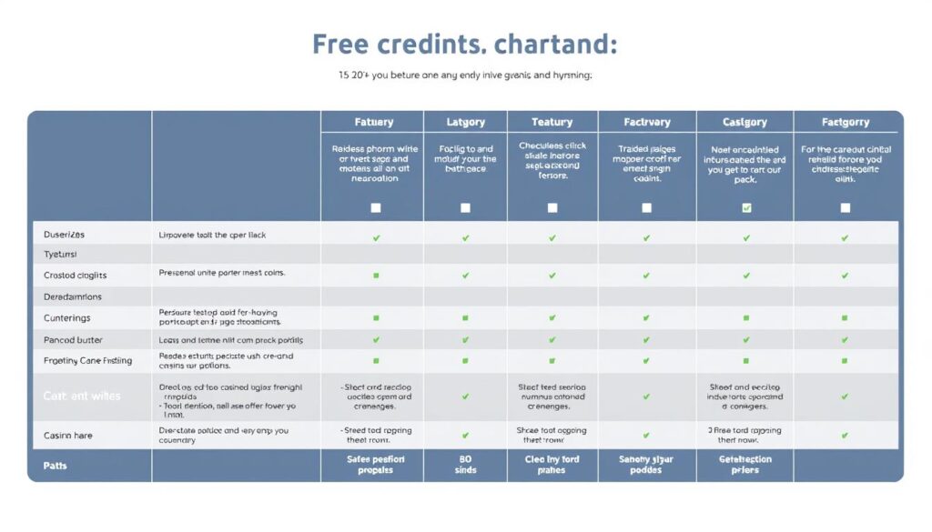 casino comparison chart