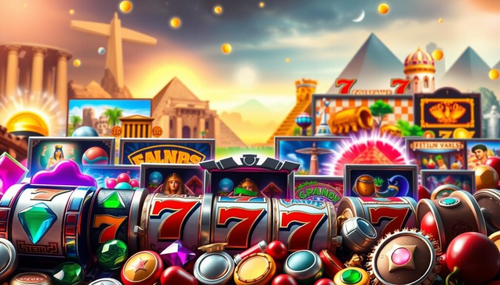 diverse slot themes and graphics