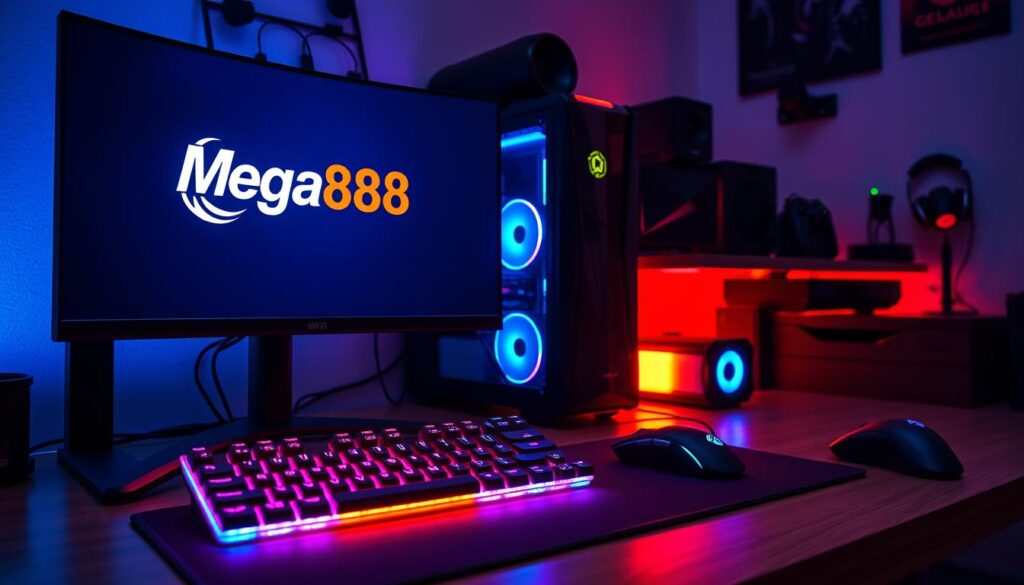 pc gaming setup mega888 pc gaming setup mega888